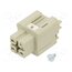 09200032734 Connector: HDC; contact insert; female; 10A; 250V; Han® A; PIN: 4 kqdYmbEZ-eBLUkynrcsRnJPZB_67vAMQHIM2Dm8HcAc