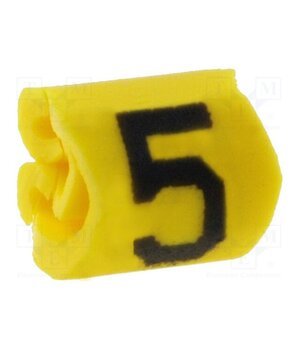 515-01654 Markers; Marking: 5; 1÷3mm; PVC; yellow; -65÷105°C; leaded; HGDC1-3 ofYVCb7CLkzrbEbR-03fvRAc898jf1eBsg0Bqa4XHuw