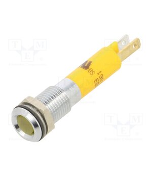 19010352 Indicator: LED; superflat; yellow; 24VDC; Ø8mm; IP40; connectors 6HPW0GQGpcLlf3vmW0IKJIsEphw3psCENqloJPXEfIY