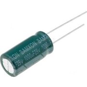 CAPACITOR Low Impedance 1000uF 25V, Ø10x20mm