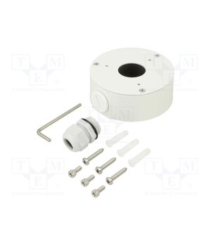 PFA134 Accessories: junction box; Ø90x35mm; white; -40÷60°C; aluminium sgo2G7KmqbzZ43FbCO2ks8FeTDwH2yggOPWH38LbV5Q