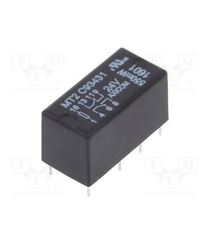 6-1462000-1 Relay: electromagnetic; DPDT; Ucoil: 24VDC; Icontacts max: 2A; MT2 2Dxo1xeS6IDU2PnnEJwf3fXgECliwgv_di4r09OYtAA