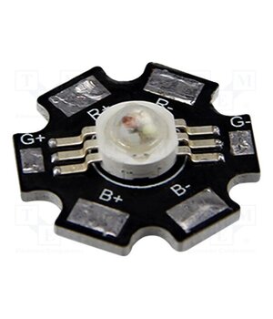 M018001MA3PZ Power LED; RGB; STAR; 140°; λd: 467nm,523nm,622nm; 3W; Ø22.5mm FKBDt-Vq96ryUPK_PMo3Ixgi8QsyFNw6FXhej4mJAJI