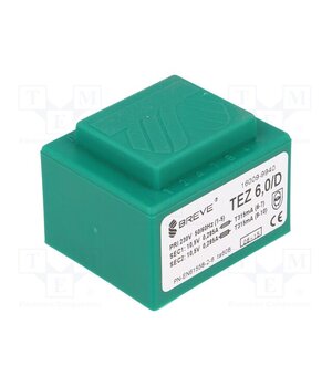 16009-9940 Transformer: encapsulated; 6VA; 230VAC; 10.5V; 10.5V; 285.7mA; PCB 4ROry_jxyDje99I6-ZcJ8d8Xv2oUZFtcZGAp1fLAiys