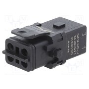 09100033301 Connector: HDC; contact insert; female; Han® 1A; PIN: 4; 3P+PE eHtiBirj0TEJN271pmvWxqgHEEYUXDZQPJXwxBDmccU