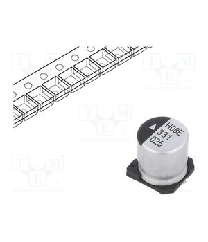 AEH1010331M025R Capacitor: electrolytic; SMD; 330uF; 25VDC; Ø10x10.5mm; 2000h; AEH ukKHIXa0eNtkBgpWcQ5N1riZ42Yod7INVUIGBCap_W8