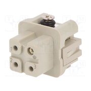 DA-003-F Connector: HDC; contact insert; female; DA; PIN: 4; 3+PE; size D3A Z3X3UF4p7upx3UUNLis_ffHC9zZwI6KJQzfzuRSiHzs