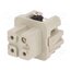 DA-003-F Connector: HDC; contact insert; female; DA; PIN: 4; 3+PE; size D3A Z3X3UF4p7upx3UUNLis_ffHC9zZwI6KJQzfzuRSiHzs