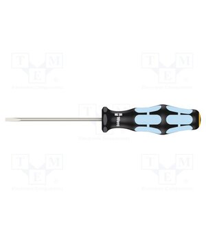 05032001001 Screwdriver; slot; 3x0.5mm; Blade length: 80mm; Overall len: 161mm p_wYvcH7npGEX6Bin4b2YkasWWdanHN8siH7xC2SQi8