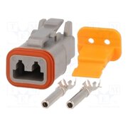 S-DT 06-2 S Connector: wire-wire; plug; female; DT; PIN: 2; IP68; for cable; 13A _Dcl3sVlkbUPvnlaipCf7pIckXv3aVclLK65GT3FVAU
