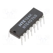 NTE4076B IC: digital; 3-state,4bit,D flip-flop; Ch: 4; CMOS; THT; DIP16 of4epqWPYnXoqTNaXh3-46AzBVgfCIWChs4sc47xSCE
