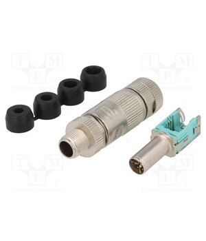 20820050002 Connector: M12; plug; PIN: 8; male; preLink; straight; for cable q9VeVzsR9vLDxtG7xibuQaTi2AInEFJ726cYNl5Iydk