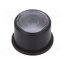 1F091 Button; round; black; Ø9.6mm; plastic 0NAooZ1xNuGPPecqBrZ4j-29FrJbPSUwFADO9bd1wZo