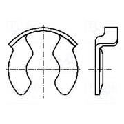 B6/BN13194 Circlip; spring steel; Shaft dia: 6mm; BN 13194; Ring: external 5_0mv6dvrfPF2k4dnmaVTnRvhhSafqfD6tfSvpBNgl4