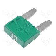 MINIVAL 30A Fuse: fuse; 30A; 32VDC; automotive; 11.9mm; MINIVAL b3CHzevxVH8AXq4BZ96wN_w3J15oVBVCt26b27D4d5Y