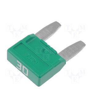 MINIVAL 30A Fuse: fuse; 30A; 32VDC; automotive; 11.9mm; MINIVAL b3CHzevxVH8AXq4BZ96wN_w3J15oVBVCt26b27D4d5Y