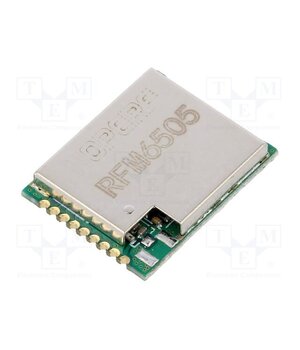 RFM6505W-868S2 IC: SoC; LoRa; FSK,GFSK,GMSK,LoRa,MSK,OOK; 868MHz; GPIO,SPI; 20dBm KX8OP59yJmt4Epe3tbJ0IWHxXR7Q86PWebvgGpB3eww
