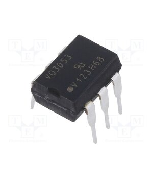 VO3053 Optotriac; 1.5kV; triac; DIP6; Ch: 1; VO3053; 2kV/μs T3rOjhxCV-cXDsPlhmyoqKuKT_nf8PkQNjwrK2W1VX8
