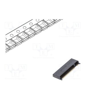 123A-21M00 Connector: M.2 (NGFF); horizontal; SMT; gold flash; PIN: 67; 0.5A WQTwOTyh0flL6ut5rDBXarsRmpaaNGTz9Jlpf1L6C8w
