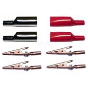 010012 Crocodile clip; 10A; black,red; copper plated; Insulation: PVC 7NQ0KqmiesF-xNXAwdw9NGqYGim9yMQxqwR-F-x8wds