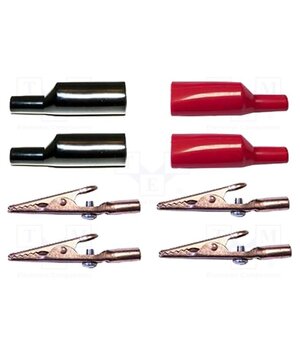010012 Crocodile clip; 10A; black,red; copper plated; Insulation: PVC 7NQ0KqmiesF-xNXAwdw9NGqYGim9yMQxqwR-F-x8wds