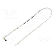 A21-TT-T050-050WH Cable; 2x0.5mm2; wires,DC 5,5/2,1 plug; angled; white; 0.5m cLeidoJMSdTlxxWsPawE52o7U4M5Ce87UCasM9W6zYM