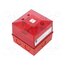 205047 Signaller: lighting; flashing light; red; FL40; 230VAC; IP65; 98mA h947ZPYa351QH_2ZMyQtrxmAQx9tcQHDvirwMIgVNAQ