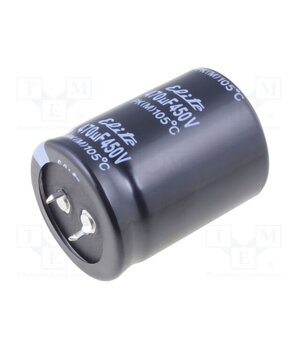 PK2W471MND3545 Capacitor: electrolytic; SNAP-IN; 470uF; 450VDC; Ø35x45mm; ±20% y8MJAZjPLENreqDulTCsPQ4foen3BcBDK3yxwsG-NHc