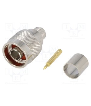 H3250 H1000 CABLE Connector: N; plug; male; straight; crimped; gold-plated; H1000 dFvI2fTgGld1wscxGSW6B7PMM4ZnMjKmwqFTAjtAtmo