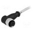 21348700383100 Connector: M12; plug; female; PIN: 3; angled 90°; cables; 10m QtyCYPQS8Xki0gtOtrpEvckq1BFFrKZQV0Gy5rtN2RI