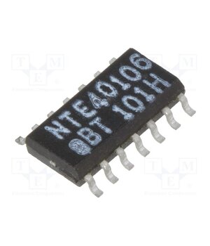 NTE40106BT IC: digital; NOT; Ch: 6; CMOS; SMD; SO14; 3÷18VDC; -55÷125°C Ap-tESVIS3WRlaGa_jJJMgJadjExe25ek6U6-3begCI
