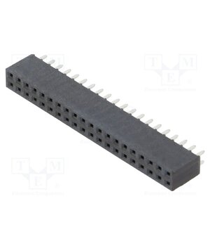 SSW-120-01-F-D Connector: pin strips; socket; female; PIN: 40; straight; THT; 2x20 7CN9hGsLZQrAUDggaRjhquPmmER9LPMl2v1fdl2yVpQ