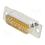 HD-D26PY/2 Connector: D-Sub HD; PIN: 26; socket; male; on PCBs; straight; THT 3eUiVJ7sdZ6c60cIKWJrSATJOZv8hIWphDTHm1hnPwE