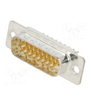 HD-D26PY/2 Connector: D-Sub HD; PIN: 26; socket; male; on PCBs; straight; THT 3eUiVJ7sdZ6c60cIKWJrSATJOZv8hIWphDTHm1hnPwE