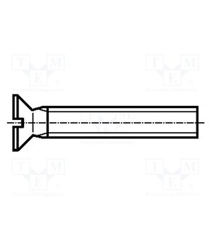 1075357 Screw; M2x8; 0.4; Head: countersunk; slotted; 0.5mm; DIN 963A eTwFgtjGPcLjQ2o8kguG0lLCiS-I1GqO8uBuZIbak3E