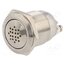 GQ19B-M/24V Signaller: sound; 85dB; Illumin: none; IP50; Ø19mm; 1÷10mm; 360mW 9yRqz9vE0oiKEVR6zzBJOyDqRp_iuYYSeNmE8l3UvKk