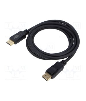 74744 Cable; DisplayPort plug,both sides; PVC; DisplayPort 2.0; Len: 2m H430Spsn8zF4jGDJvDxBk9WtyNPMyqTzHm4UR45VB44