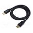 74744 Cable; DisplayPort plug,both sides; PVC; DisplayPort 2.0; Len: 2m H430Spsn8zF4jGDJvDxBk9WtyNPMyqTzHm4UR45VB44