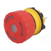 LAS1-A22Y-11TSB/R AC/DC 24V Switch: emergency stop; 22mm; Stabl.pos: 2; NC + NO; red; LED; 24V 2o8TSL25mN66ymcI6A9yYb6o6UGowozRfoyPaBE2zNU
