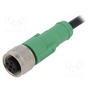 SAC-4P-3,0-PVC/M12FS Cable: for sensors/automation; M12; PIN: 4; straight; 3m; plug; 4A CIrn9oTekvWCrFbrMleLDZaoWWM9S3L8Y61k6iCr6O0