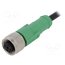SAC-4P-3,0-PVC/M12FS Cable: for sensors/automation; M12; PIN: 4; straight; 3m; plug; 4A CIrn9oTekvWCrFbrMleLDZaoWWM9S3L8Y61k6iCr6O0