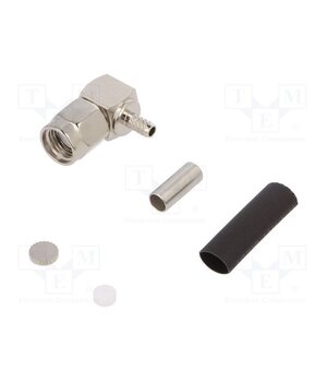 CONREVSMA012 Connector: SMA; plug; reverse,female; angled 90°; 50Ω; RG174; PTFE atXevL0xM3Ivan3shE57pIOQiFlWsyFGByAnRR-Sbao