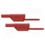 VSFK 8500 / 1 / 25 / RT Test lead; 16A; banana plug 4mm,both sides; Urated: 1kV; red 21i3py2FsHjwjjEZ_vcmoC5IfwtNmqzUVIGJXm85opQ