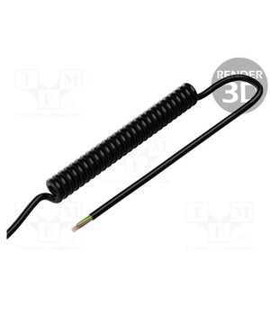 SPT00206C Wire: coiled; 7x0.5mm2; unshielded; PUR; black; 300V; 0.3m; 1.2m dVj_BJ4DfAH7XAAsUwAAjPqZ_e4tLIsWaxl13KmlE_8