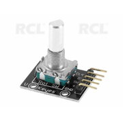 Rotary encoder module with button, suitable for Arduino