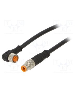 0810 0805 04 301 0,6M Cable: for sensors/automation; M8; PIN: 4; 0.6m; plug; 60VDC; 50VAC 0Xxq8JDKSSbhsJLcA4Tb38ZmgogeMTiLVgCVD4IckDY