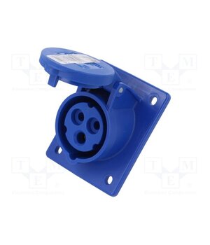 413-6 Connector: AC supply; socket; female; 16A; 230VAC; IEC 60309; IP54 5XZM9cTpfUIL6-ObRvarnBbMcd70RfDm01kAORJNkQ4
