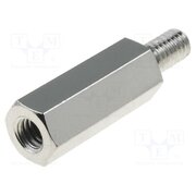 216X18 Screwed spacer sleeve; 18mm; Int.thread: M4; Ext.thread: M4; brass spmd82rCFYrneFcdAH4uFQFA5uuKBorj22NOhKpqYq0