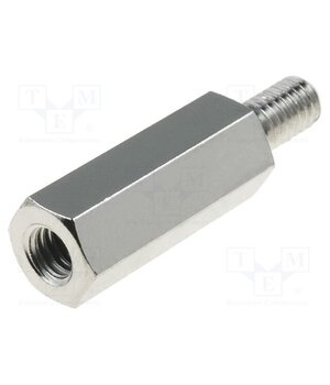 216X18 Screwed spacer sleeve; 18mm; Int.thread: M4; Ext.thread: M4; brass spmd82rCFYrneFcdAH4uFQFA5uuKBorj22NOhKpqYq0