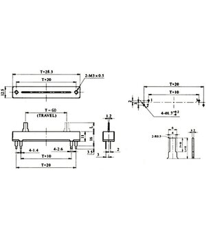 POTENTIOMETRS mono, lineārs 10KΩ, 88x12,5x11mm

 RPSMXXXMT+1.jpg